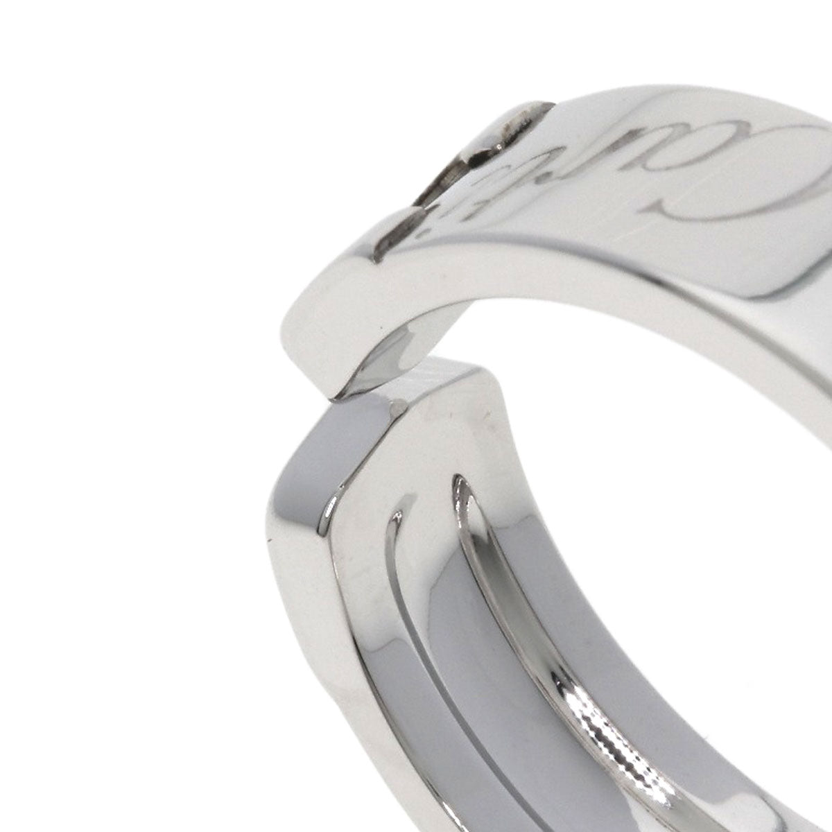 CARTIER C2 Ring 2007 Christmas Limited Edition #54 Ring K18 White Gold Ladies [Used]