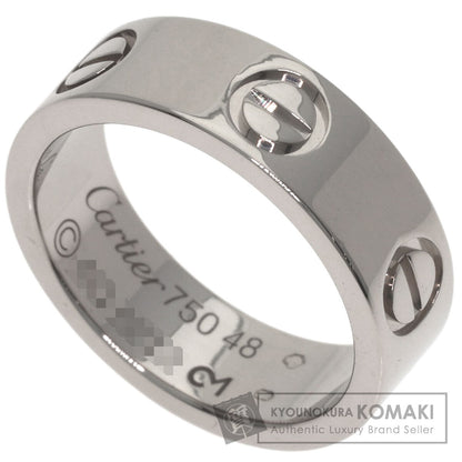 CARTIER love ring #48 Ring K18 White Gold Ladies [Used]