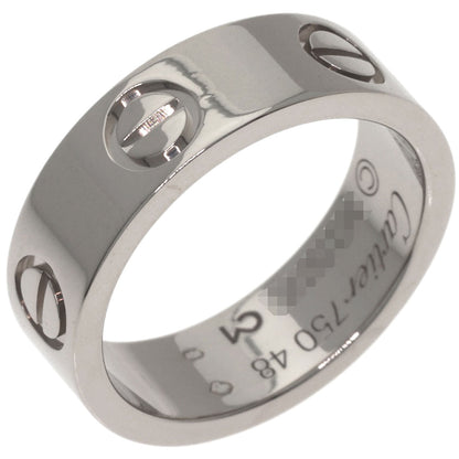 CARTIER love ring #48 Ring K18 White Gold Ladies [Used]