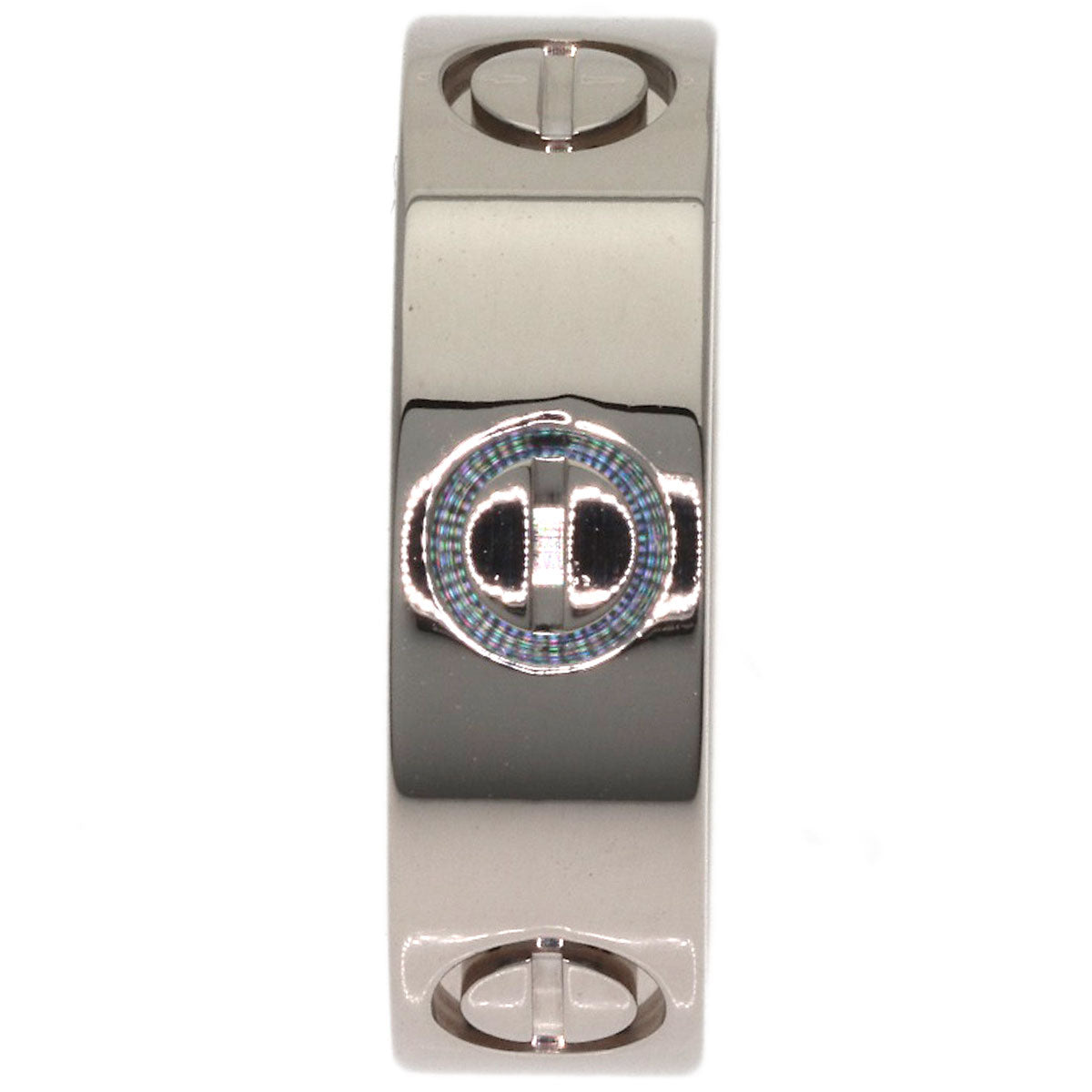 CARTIER love ring #48 Ring K18 White Gold Ladies [Used]