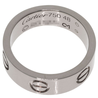 CARTIER love ring #48 Ring K18 White Gold Ladies [Used]
