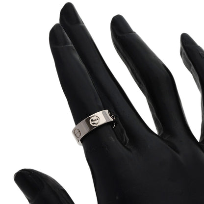 CARTIER love ring #48 Ring K18 White Gold Ladies [Used]