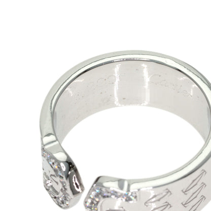 CARTIER C2 Diamond #51 Ring K18 White Gold Ladies [Used]