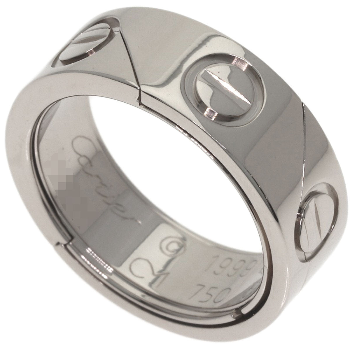 CARTIER Astrolove Ring #52 Ring K18 White Gold Ladies [Used]