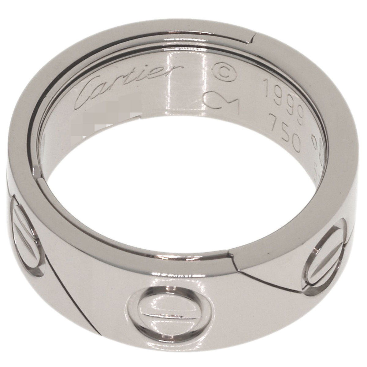 CARTIER Astrolove Ring #52 Ring K18 White Gold Ladies [Used]