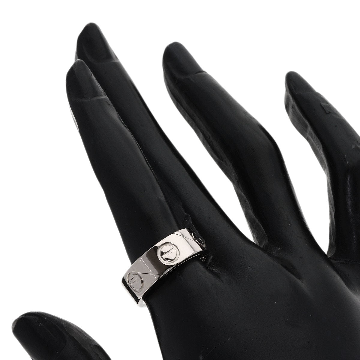 CARTIER Astrolove Ring #52 Ring K18 White Gold Ladies [Used]