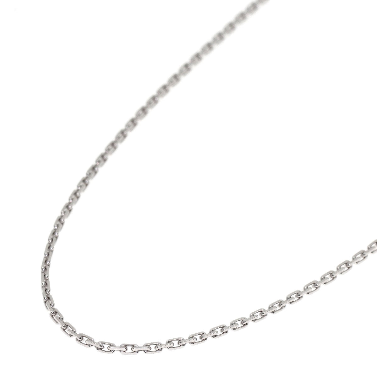 CARTIER Forsa Chain 16.1" Necklace K18 White Gold Ladies [Used]