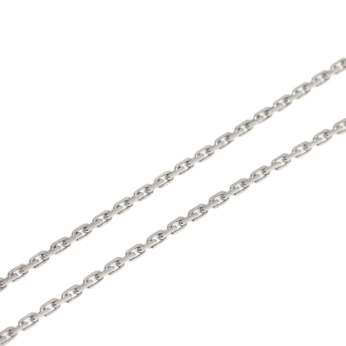 CARTIER Forsa Chain 16.1" Necklace K18 White Gold Ladies [Used]