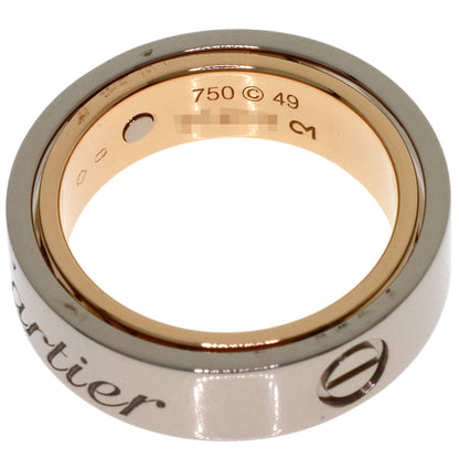 CARTIER Secret Love #49 Ring K18 White Gold 18K Pink GoldLadies [Used]