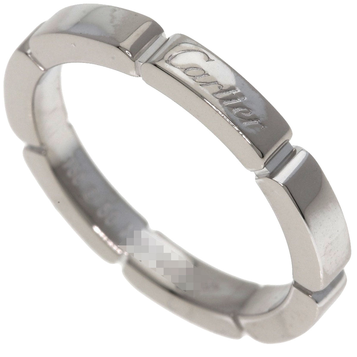 CARTIER Mayon PANTHERE # 50 Ring K18 White Gold Ladies [Used]