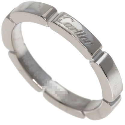 CARTIER Mayon PANTHERE # 50 Ring K18 White Gold Ladies [Used]