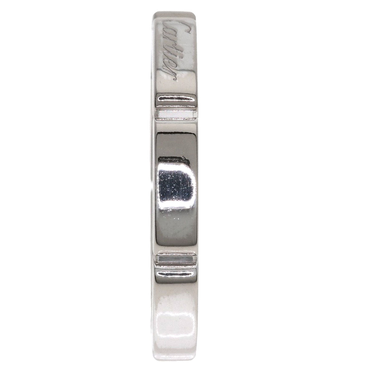 CARTIER Mayon PANTHERE # 50 Ring K18 White Gold Ladies [Used]