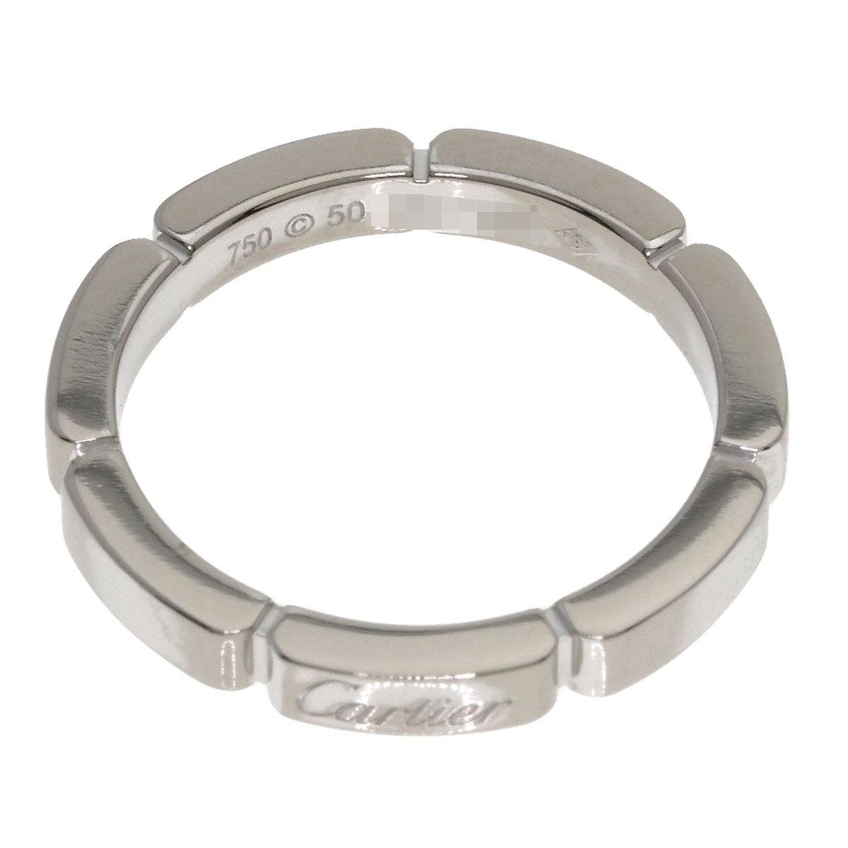 CARTIER Mayon PANTHERE # 50 Ring K18 White Gold Ladies [Used]