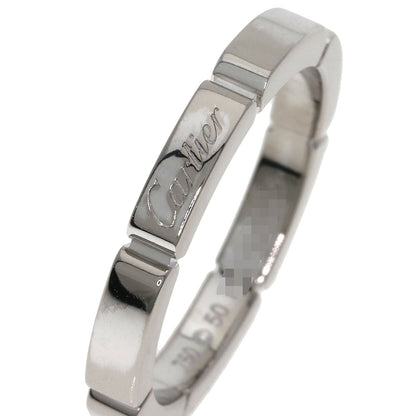 CARTIER Mayon PANTHERE # 50 Ring K18 White Gold Ladies [Used]