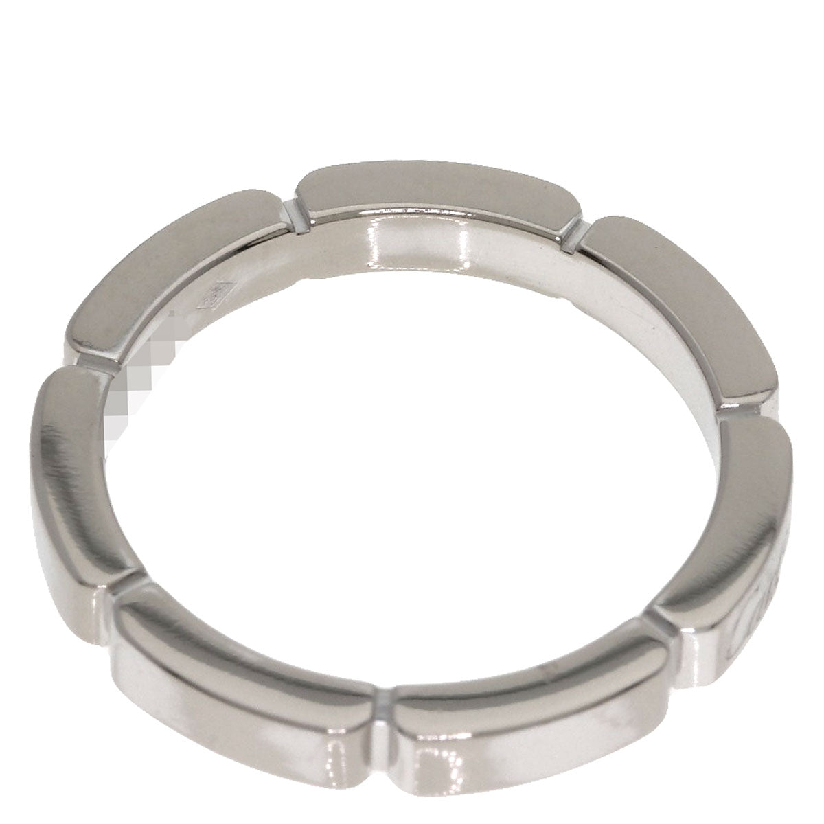 CARTIER Mayon PANTHERE # 50 Ring K18 White Gold Ladies [Used]