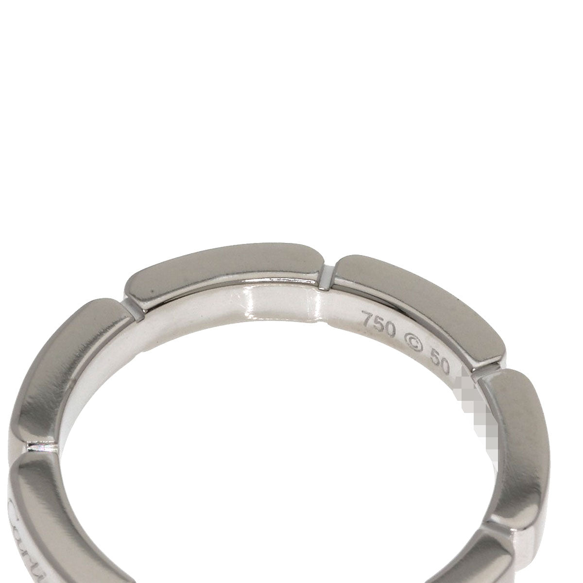 CARTIER Mayon PANTHERE # 50 Ring K18 White Gold Ladies [Used]