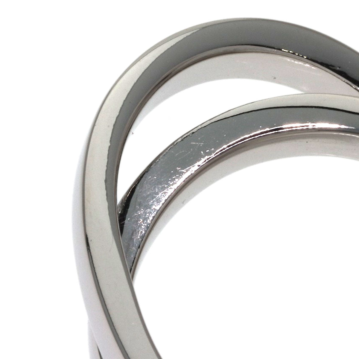 CARTIER Paris Ring #52 Ring K18 White Gold Ladies [Used]