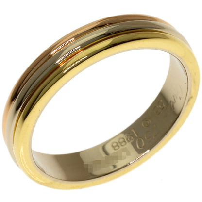CARTIER Three colors # 53 Ring K18 Yellow Gold K18 White GoldLadies [Used]