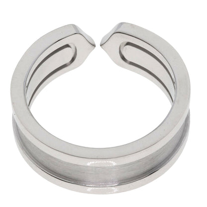 CARTIER C2 ring # 51 Ring K18 White Gold Ladies [Used]