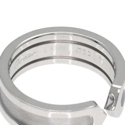 CARTIER C2 ring # 51 Ring K18 White Gold Ladies [Used]