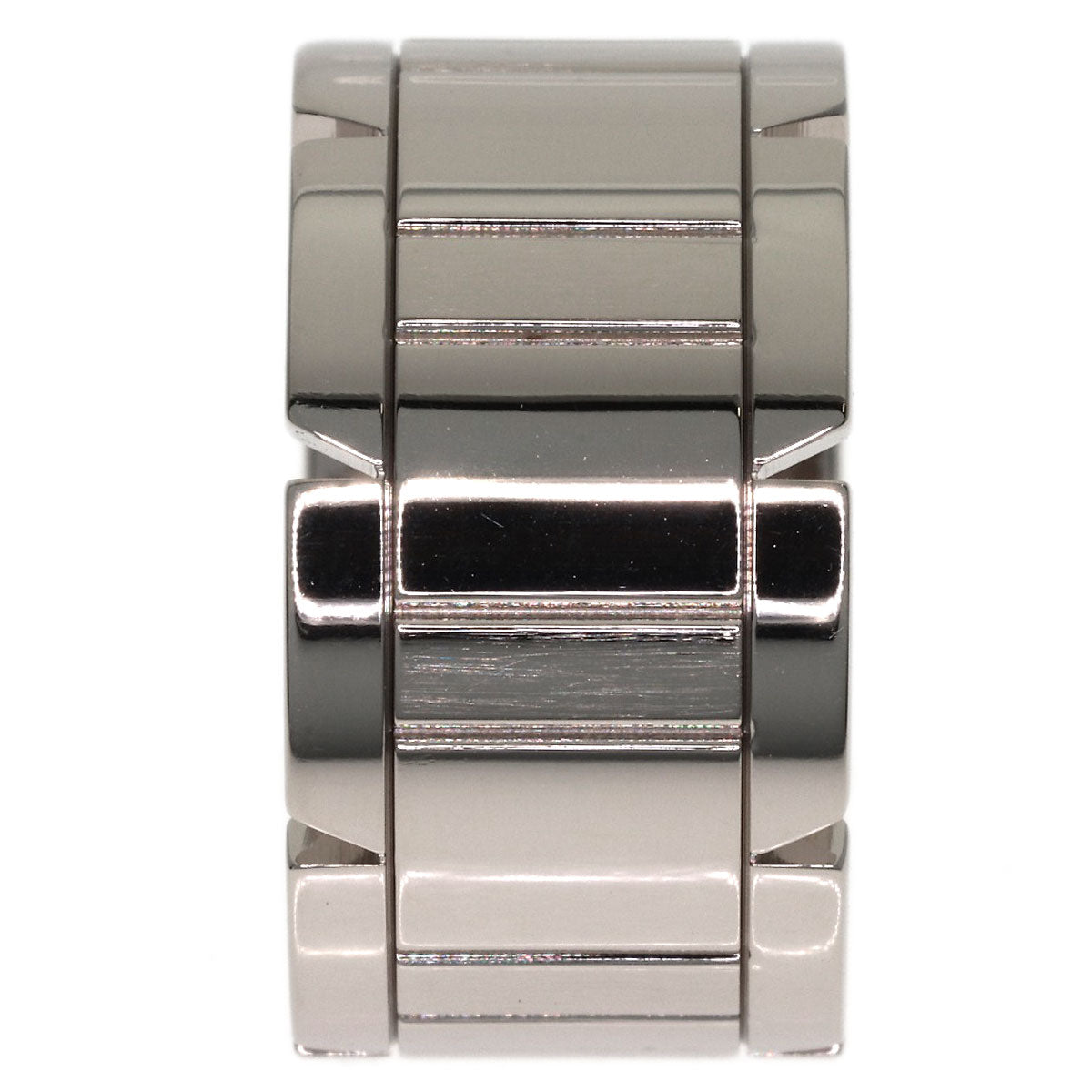 CARTIER Tank Française LM #52 Ring K18 White Gold Ladies [Used]