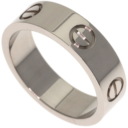 CARTIER love ring #53 Ring K18 White Gold Ladies [Used]