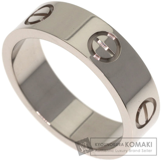CARTIER love ring #53 Ring K18 White Gold Ladies [Used]