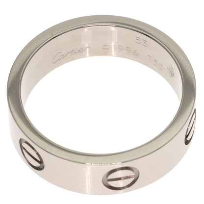 CARTIER love ring #53 Ring K18 White Gold Ladies [Used]