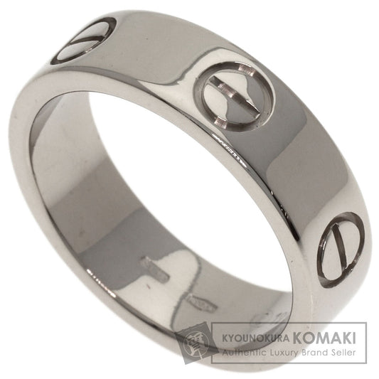 CARTIER love ring #53 Ring K18 White Gold Ladies [Used]