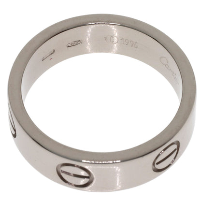 CARTIER love ring #53 Ring K18 White Gold Ladies [Used]