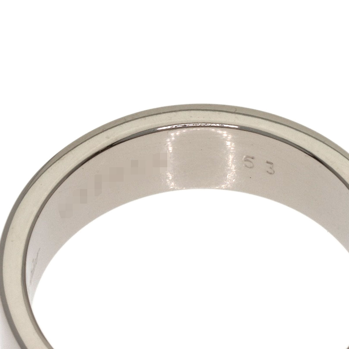 CARTIER love ring #53 Ring K18 White Gold Ladies [Used]