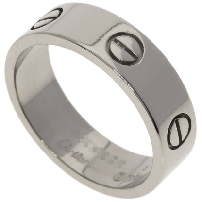 CARTIER love ring #59 Ring K18 White Gold Ladies [Used]
