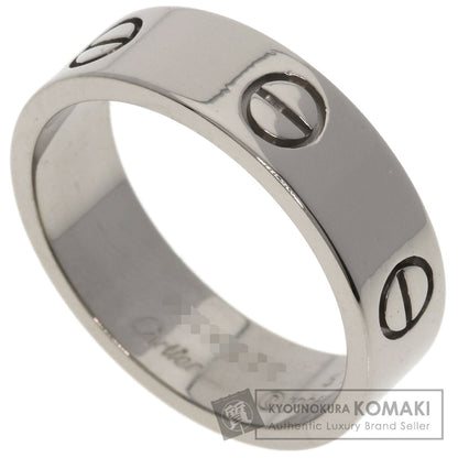 CARTIER love ring #59 Ring K18 White Gold Ladies [Used]
