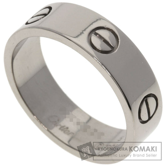 CARTIER love ring #59 Ring K18 White Gold Ladies [Used]