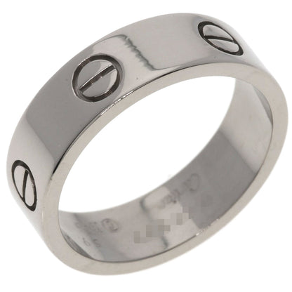 CARTIER love ring #59 Ring K18 White Gold Ladies [Used]