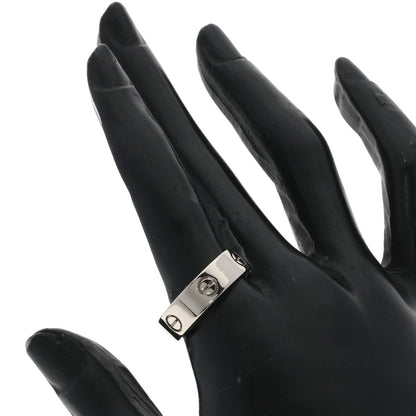 CARTIER love ring #59 Ring K18 White Gold Ladies [Used]