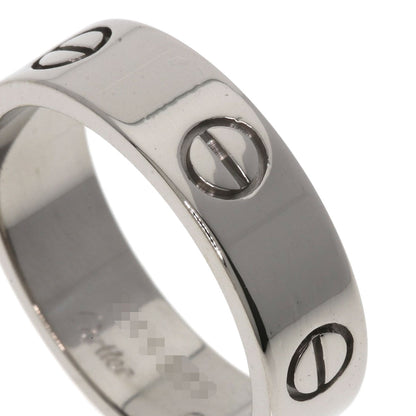 CARTIER love ring #59 Ring K18 White Gold Ladies [Used]