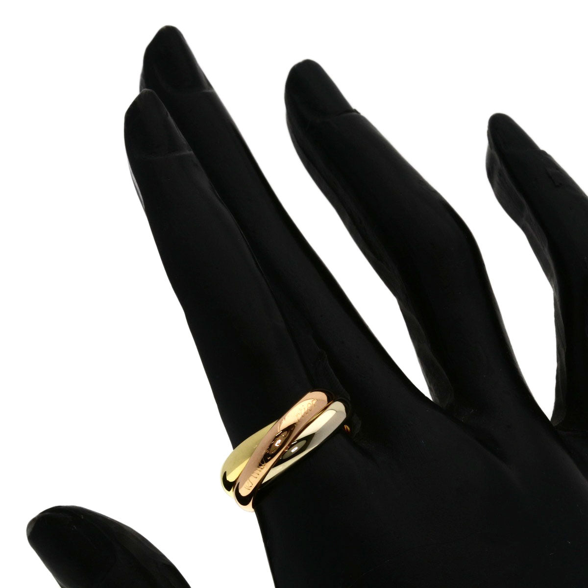 CARTIER Trinity #53 Ring K18 Yellow Gold K18 White GoldLadies [Used]