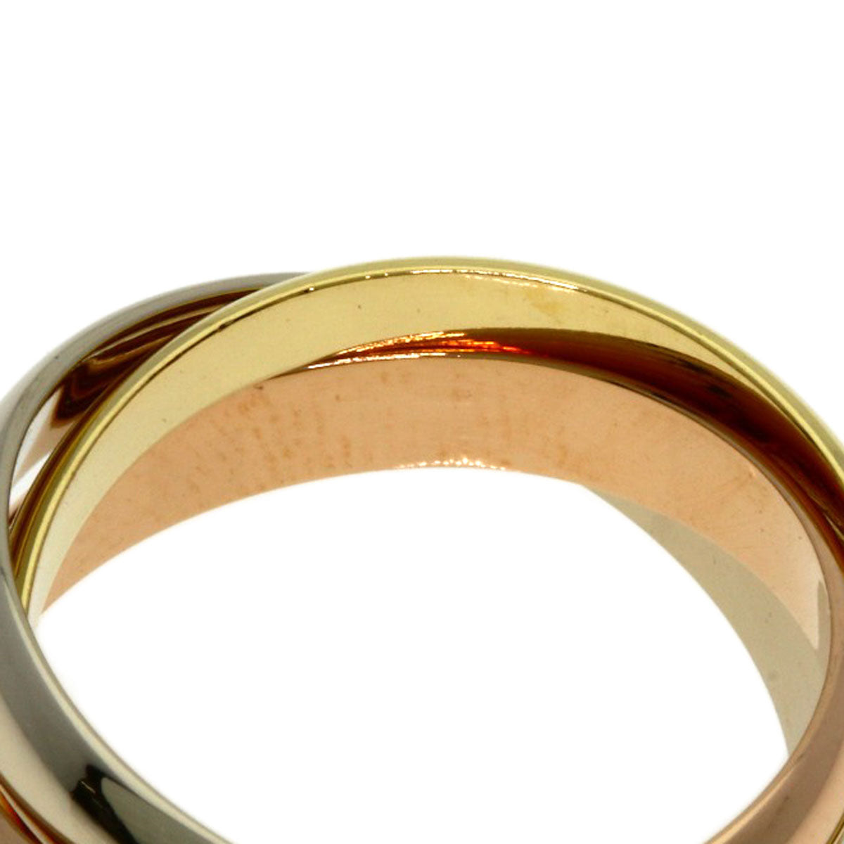 CARTIER Trinity #53 Ring K18 Yellow Gold K18 White GoldLadies [Used]
