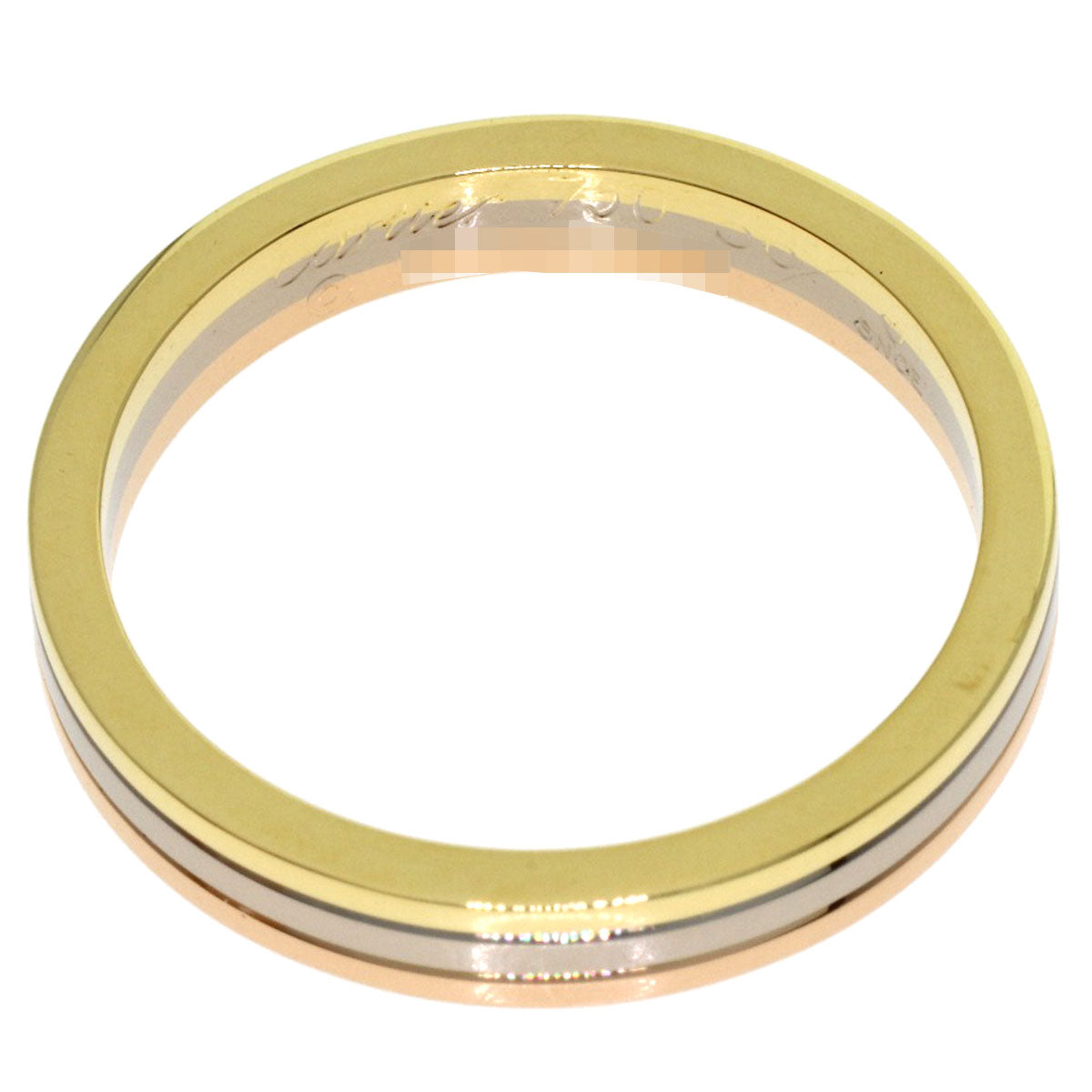 CARTIER Three color # 56 Ring K18 Yellow Gold 18K Pink GoldLadies [Used]