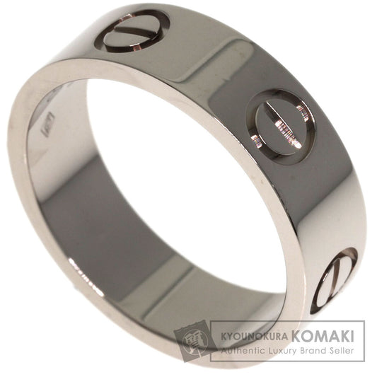 CARTIER love ring#51 Ring K18 White Gold Ladies [Used]