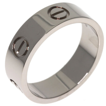 CARTIER love ring#51 Ring K18 White Gold Ladies [Used]