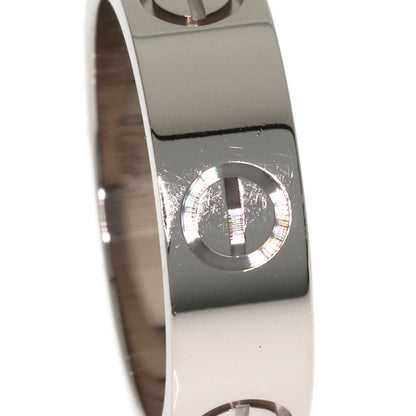 CARTIER love ring#51 Ring K18 White Gold Ladies [Used]