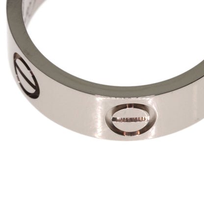 CARTIER love ring#51 Ring K18 White Gold Ladies [Used]