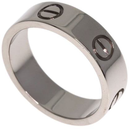 CARTIER love ring #52 Ring K18 White Gold Ladies [Used]