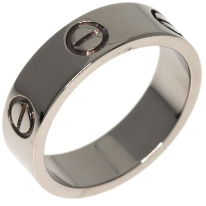 CARTIER love ring #52 Ring K18 White Gold Ladies [Used]