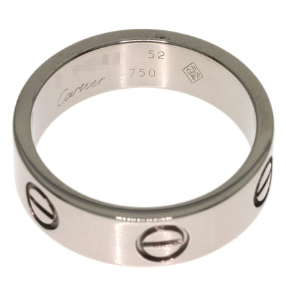 CARTIER love ring #52 Ring K18 White Gold Ladies [Used]