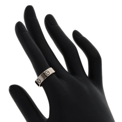CARTIER love ring #52 Ring K18 White Gold Ladies [Used]
