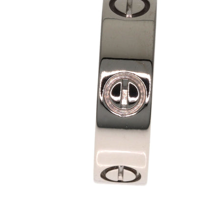 CARTIER love ring #52 Ring K18 White Gold Ladies [Used]