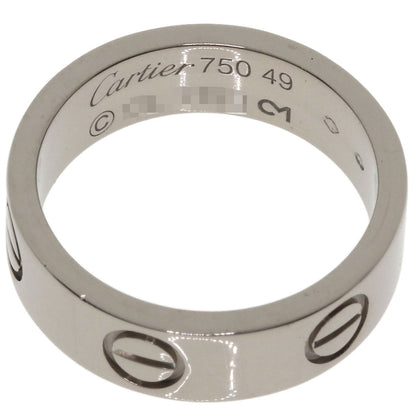 CARTIER love ring #49 Ring K18 White Gold Ladies [Used]